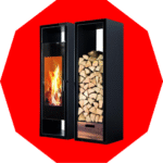 wood-burning stove