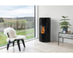 Estufa de pellet Aduro P1.3 acero negro 8 kW - Imagen 4