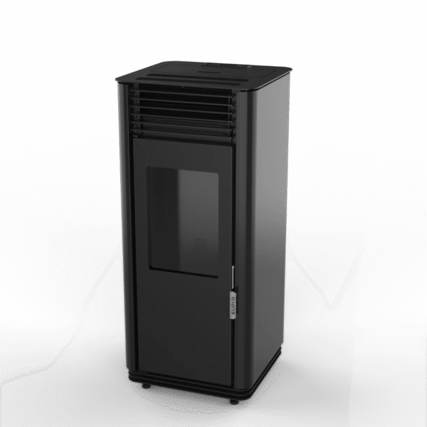 Estufa de pellets SUPRA Calliopé de 8 kW de acero negro