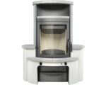 Kit de chimenea Hark Avenso GT ECOplus gris piedra natural 8 kW - Imagen 2